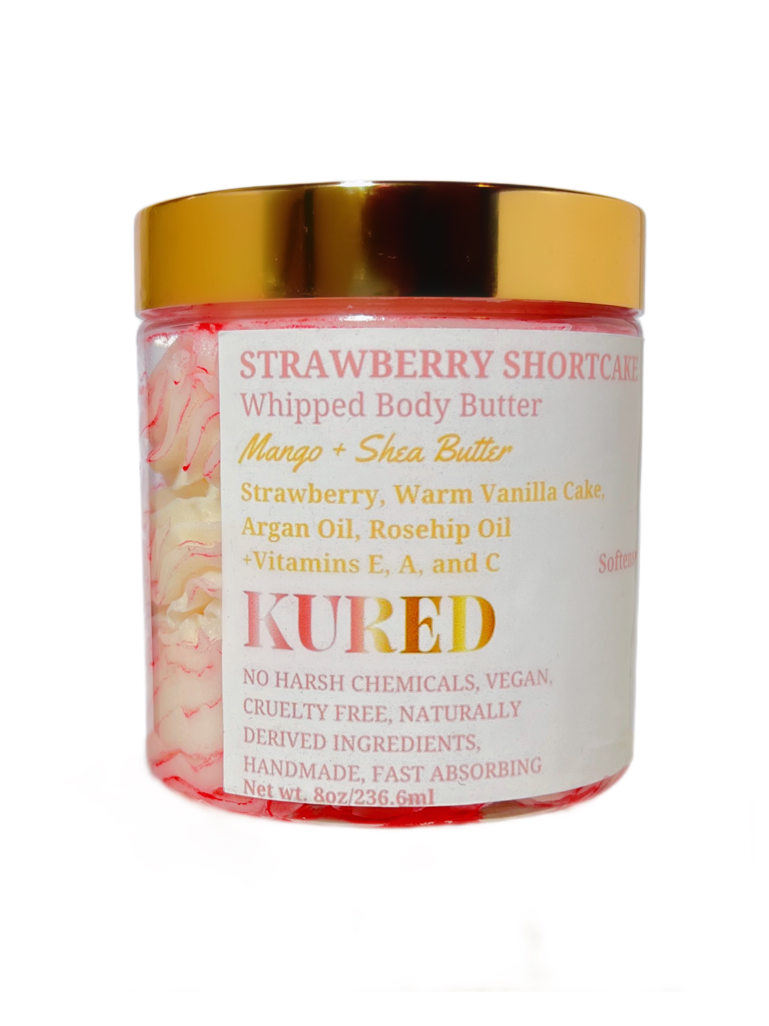 Strawberry Shortcake Scented Triple Whipped Body Butter 4oz